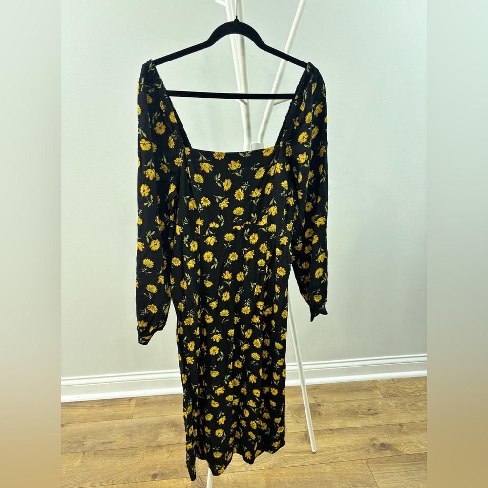 Sezane Shella Dress - Yellow Flowers